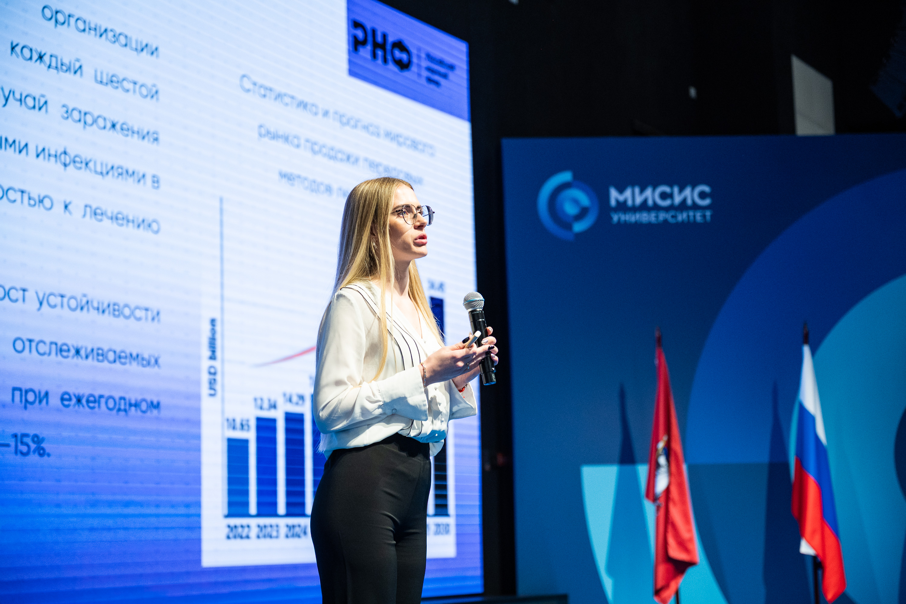 Кристина Котякова, грантополучатель РНФ, кандидат технических наук, научный сотрудник НИТУ МИСИС. Источник: Пресс-служба НИТУ МИСИС / Сергей Гнусков